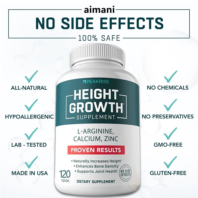 Hoogte Stimuleren Vitamine Pillen-L-Arginine Calcium Zink Supplement-Hoogte Stimuleren Vitamine Pillen Voor Iedereen-Hgh gratis