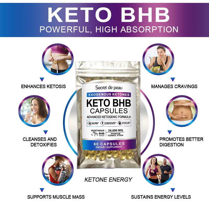 Sdp 120Pc Keto Afslanken Capsules Platte Buik Supplement Vet Brander Eetlust Onderdrukken Boost Energie Voor Mannen & Vrouwen Gewicht verlies