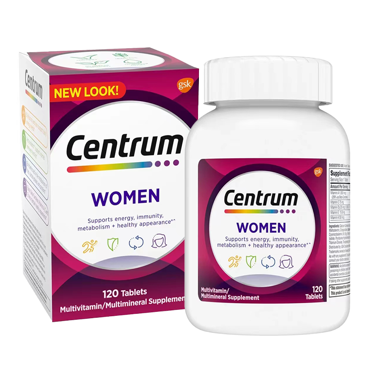 Centrum Multiviamin/Multimineral Supplement 120 Tabletten Gratis Verzending