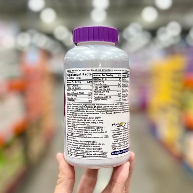 Multivitamine Multimineral Supplement Vrouwen Mannen 50 + 275 Tabletten Gratis Verzending