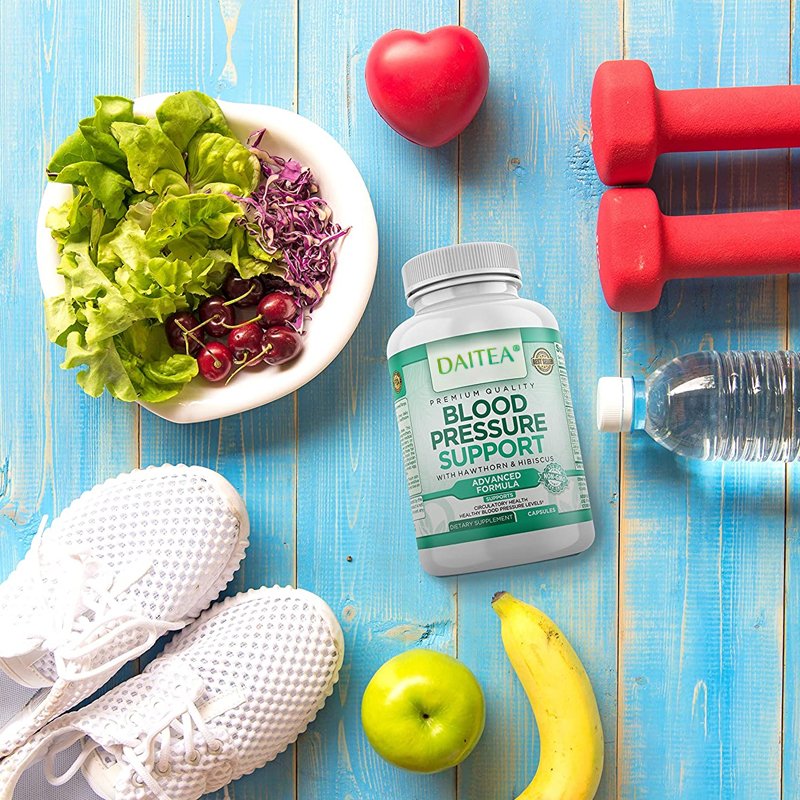 Premium Bloeddruk Ondersteuning Vitamine Supplement-Ondersteunt Cardiovasculaire, Bloedsomloop Gezondheid, Hart & Bloedsuiker Gezondheid