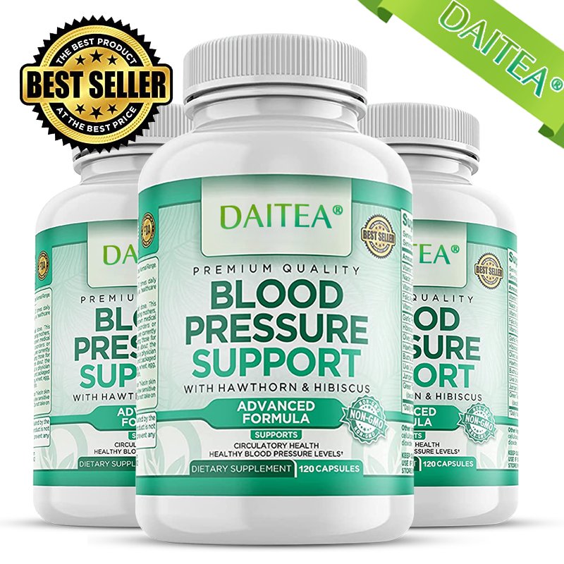 Premium Bloeddruk Ondersteuning Vitamine Supplement-Ondersteunt Cardiovasculaire, Bloedsomloop Gezondheid, Hart & Bloedsuiker Gezondheid