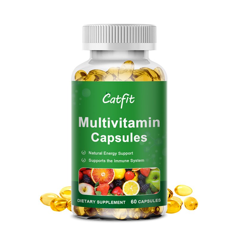 Catfit Meerdere Samengestelde Vitamine Capsule Anti-Alopecia Huid Reparatie Lever Gezondheid & Energie Zorg Verbeteren Bloedarmoede Vitamine Deficiëntie