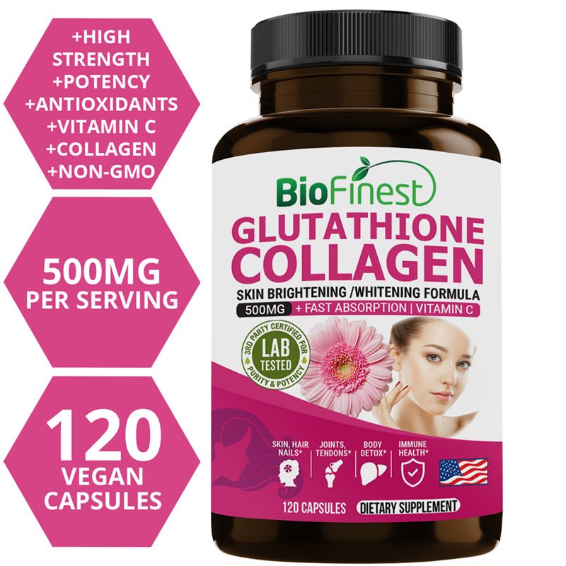 Gehydrolyseerd Collageen Antioxidant-Verhelderende & Whitening-Huid Haar Nagels Botten Gewrichten Lever Detox Immuniteit Hersenen Gezondheid