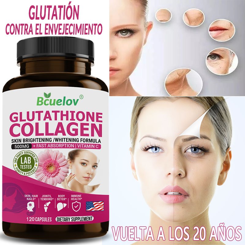 Gehydrolyseerd Collageen Antioxidant-Verhelderende & Whitening-Huid Haar Nagels Botten Gewrichten Lever Detox Immuniteit Hersenen Gezondheid