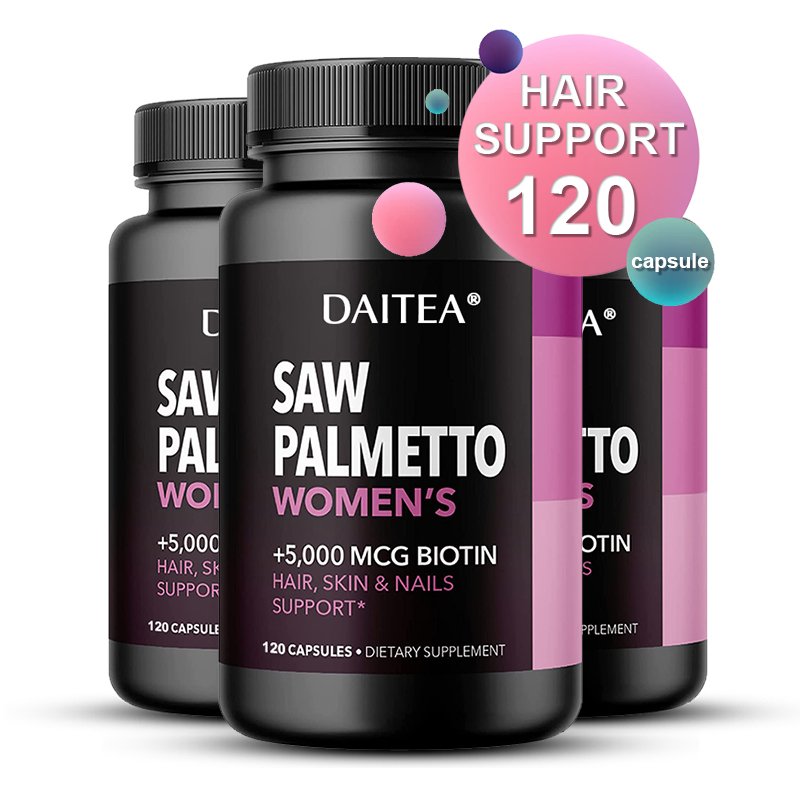 Saw Palmetto-Dht Blocker Voor Haargroei & Biotine Vitamine Supplement Voor Haar, huid & Nagels-Vegan Vitaminen Saw Palmetto-Dht Blocker Voor Haargroei & Biotine Vitamine Supplement Voor Haar, huid & Nagels-Vegan Vitaminen
