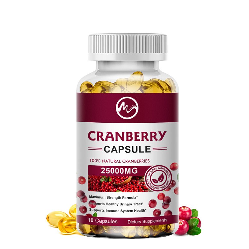 Minch Biologische Cranberry Extract Ondersteunt Urinewegen Gezondheid Blaas Gezondheid Krachtige Antioxidant Rijke Vita C Capsule Supplement