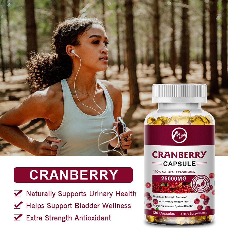 Minch Biologische Cranberry Extract Ondersteunt Urinewegen Gezondheid Blaas Gezondheid Krachtige Antioxidant Rijke Vita C Capsule Supplement