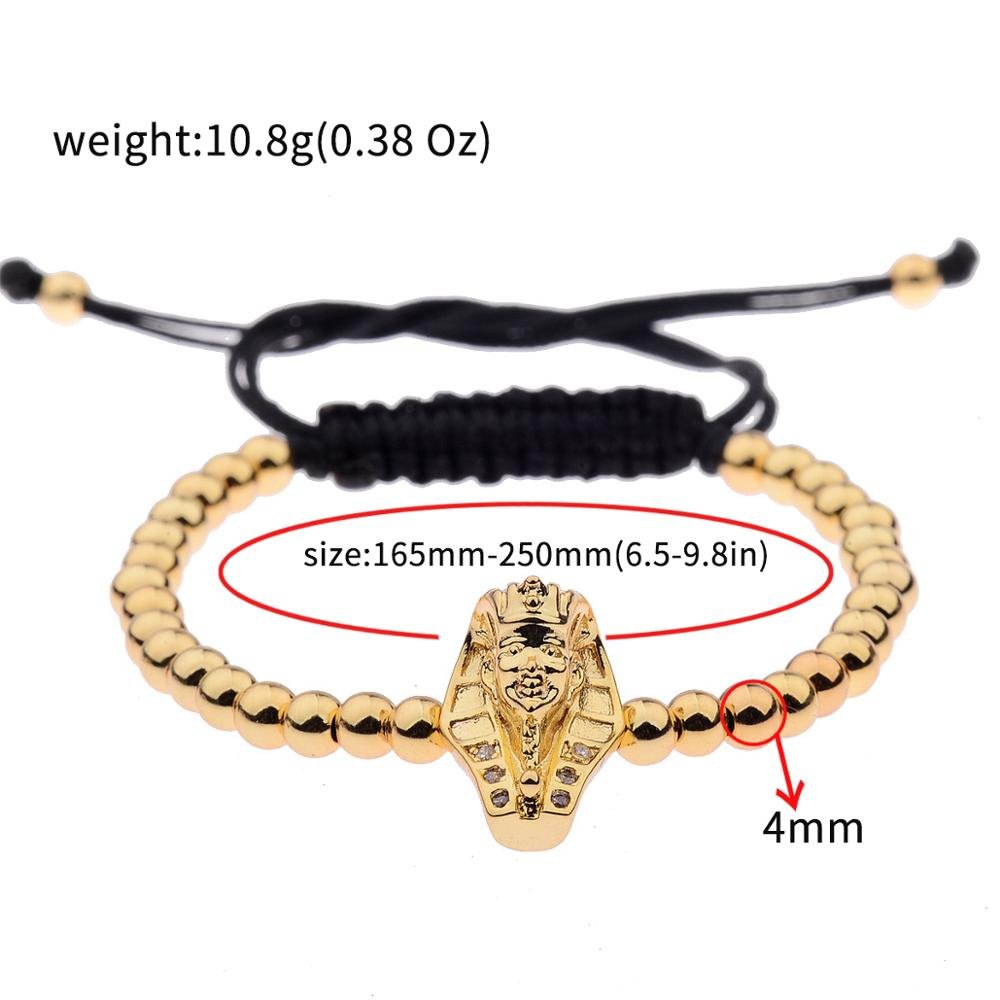 Frankrijk Egypte Paar Armband Sieraden Legering Kleur Zilver Kleur Legering Farao Vorm Armband Beste Cadeau Voor Mannen En Vrouwen Sieraden