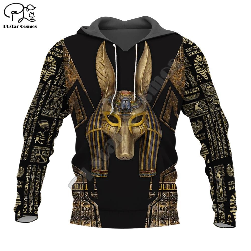 Plstar Cosmos Horus God Oog Van Egypte Farao Anubis Oude Egypte Grappige 3Dprint Rits/Hoodies/Sweatshirt/jas/Mannen/Vrouwen B-8