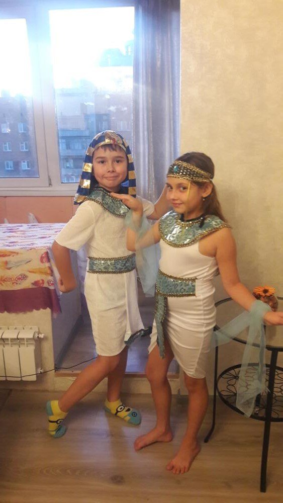 Halloween Nijl Egyptische Farao Cleopatra Kostuums Cosplay Meisjes Kostuum Egypte Prinses Prins Familie Party Dress