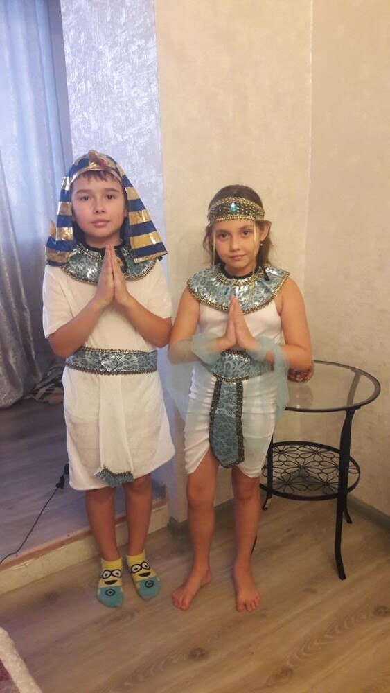 Halloween Nijl Egyptische Farao Cleopatra Kostuums Cosplay Meisjes Kostuum Egypte Prinses Prins Familie Party Dress
