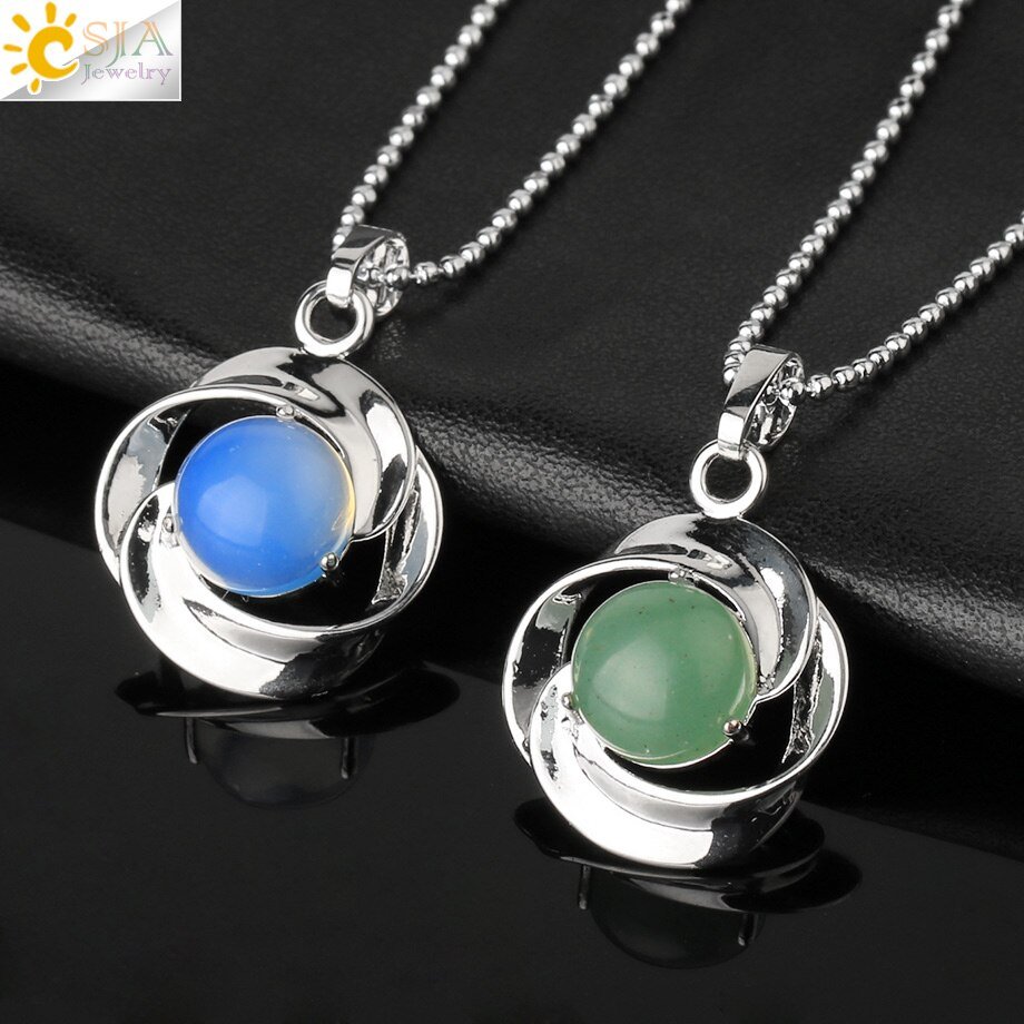 Csja Natuursteen Hanger Ketting Zilver Kleur Rose Bloem Tiny Hangers Cabochon Reiki Crystal Vrouwen Charm Sieraden G502 Csja Natuursteen Hanger Ketting Zilver Kleur Rose Bloem Tiny Hangers Cabochon Reiki Crystal Vrouwen Charm Sieraden G502