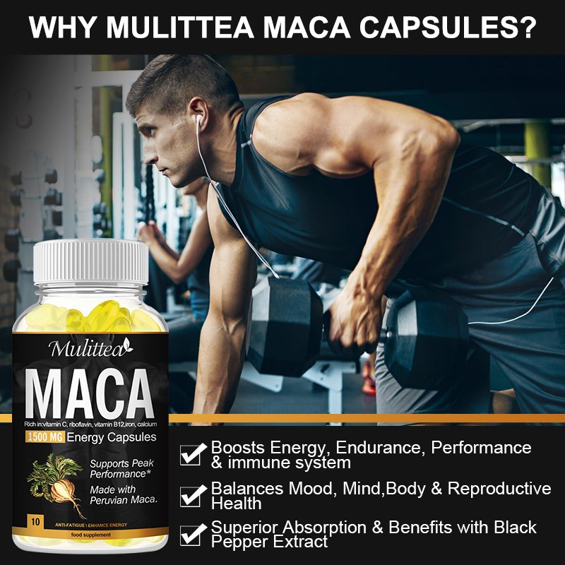 Mulittea Kruiden Vegetarische Capsules-Energie Booster Voor Reproductieve Gezondheid En Natuurlijke Energie Dropshipping