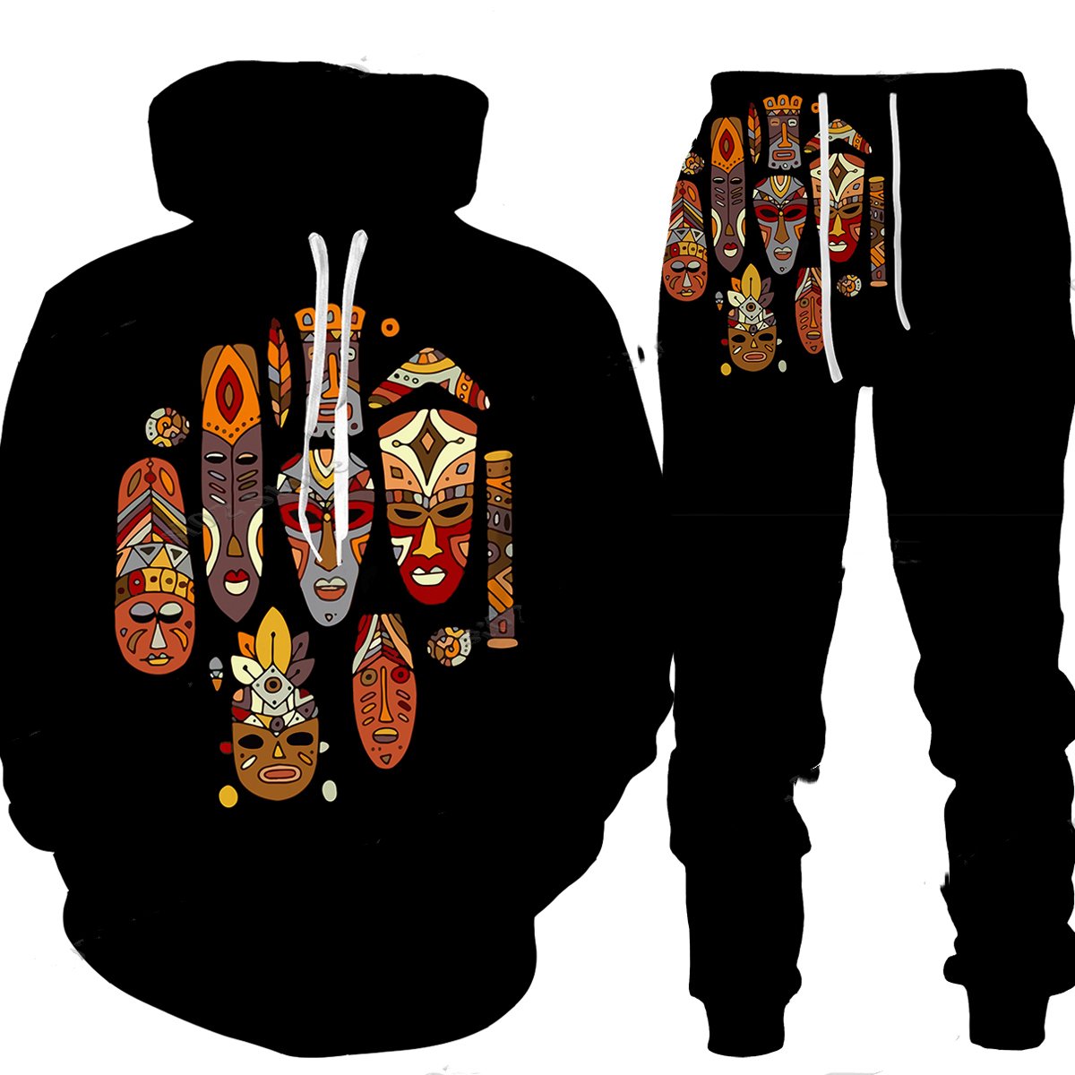Mannen Oude Egypte Oog Van Horus God 3D Print Hoodie Broek Set Vrouwen Casual Egyptische Tribal Kleding Hoodie/broek/Suits