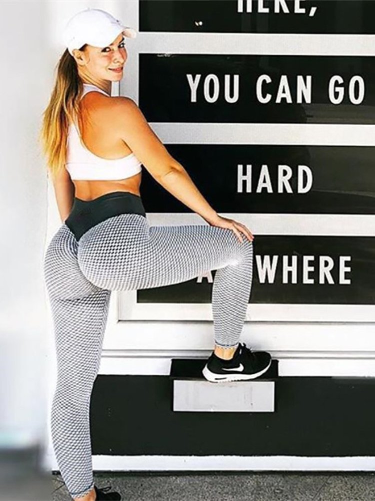 Chrleisure Fitness Leggings Vrouwen Sexy Hoge Taille Sport Leggings Naadloze Push Up Zwart Leggings Vrouwelijke Workout Effen Broek