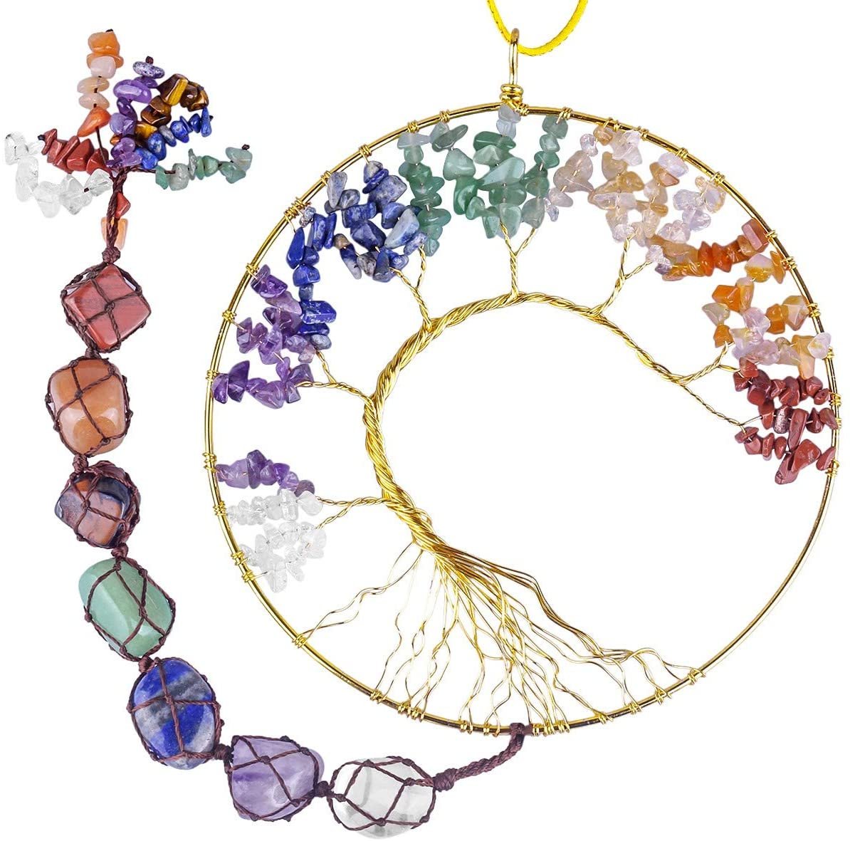 7 Chakra Natuurlijke Kristal Edelsteen Meditatie Ornament Kristal Boom Reiki Healing Feng Shui Brengen Geluk Thuis Decor Quartz Stone 7 Chakra Natuurlijke Kristal Edelsteen Meditatie Ornament Kristal Boom Reiki Healing Feng Shui Brengen Geluk Thuis Decor Quartz Stone